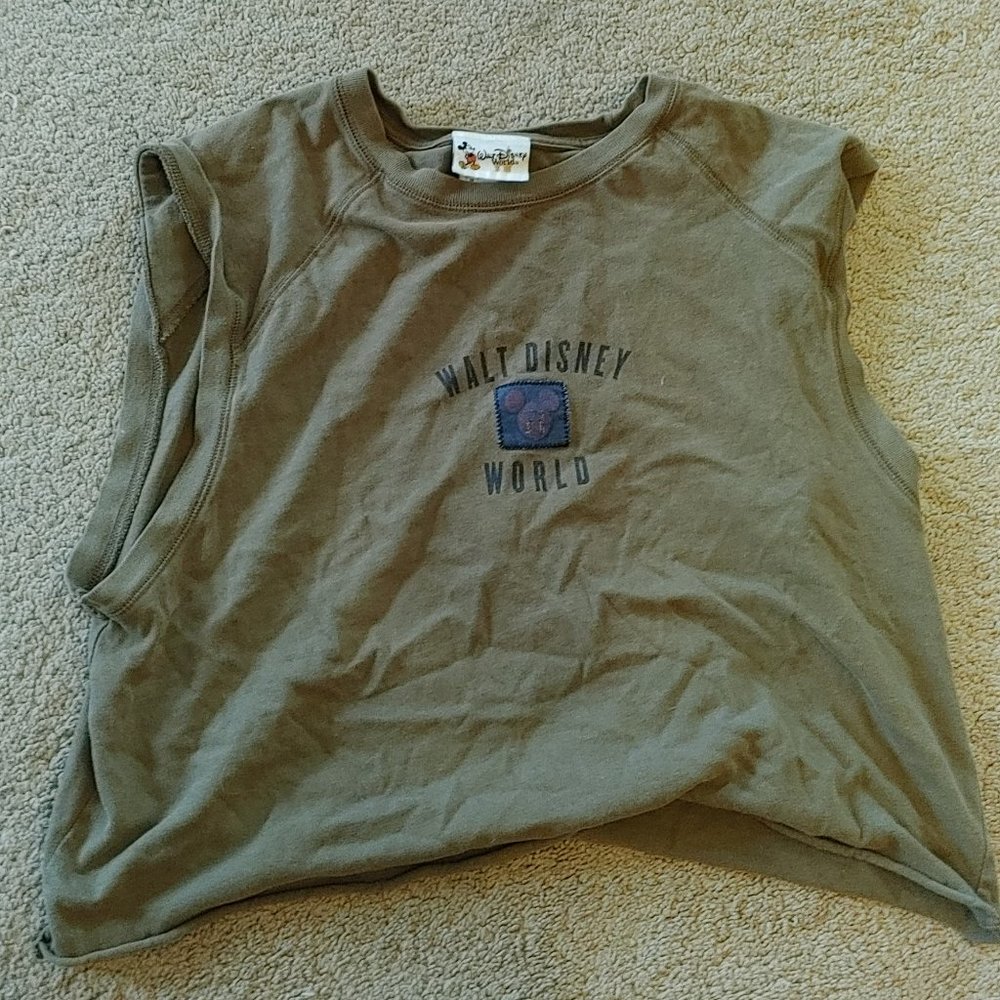 Walt Disney world vintage cropped tanktop unisex style